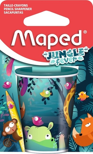 [1430654] Puntenslijper Maped Jungle Fever 2-gaats