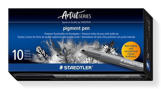 [1431207] Feutre fin Staedtler PigmentArts noir intense