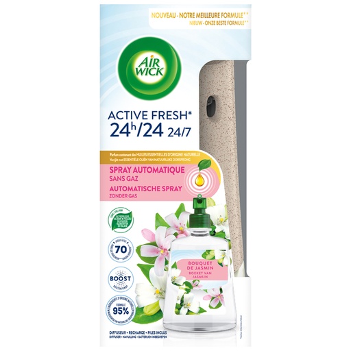 [1429417] Luchtverfrisser AirWick AF Jasmie Bouquet Starter Kit 228ml