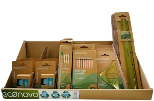 [1430330] Assortiment de dessin Econovo Présentoir 86 blisters
