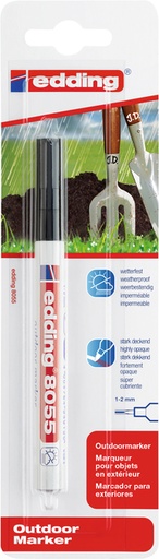 [1432906] Viltstift edding 8055 outdoor 1-2mm zwart blister à 1 stuk