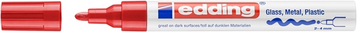 [1432908] Paintmarker edding 750 op oliebasis 2-4mm creatief rood
