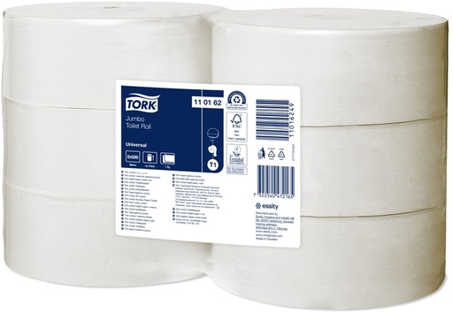 [1433236] Papier toilette Tork T1 Universal Jumbo 110162 1 épaisseur 500m blanc