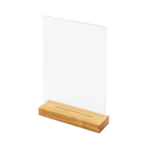 [1433221] Menukaarthouder IEZZY T tafeldisplay A4 hout