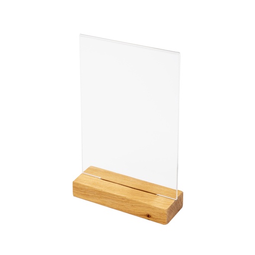 [1433228] Porte-menu de table IEZZY A5 socle bois