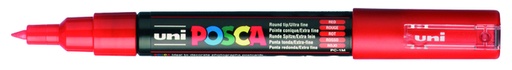 [1433758] Paintmarker Uni POSCA PC1MC extra fijn rood