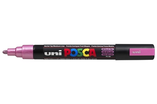 [1433767] Paintmarker Uni POSCA PC5M medium metallic roze