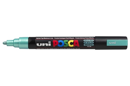 [1433805] Paintmarker Uni POSCA PC5M medium metallic groen