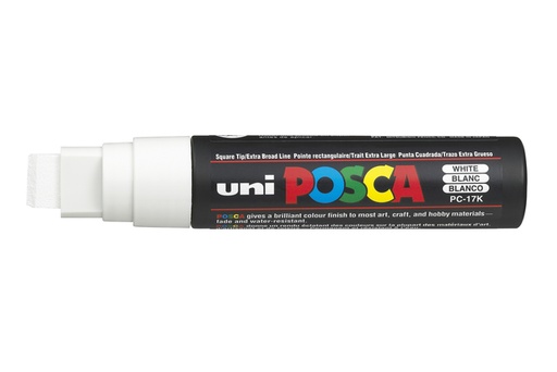[1433786] Paintmarker Uni POSCA PC17K extra breed rechthoek wit