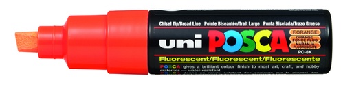 [1433778] Paintmarker Uni POSCA PC8K breed schuin fluor oranje