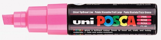 [1433886] Paintmarker Uni POSCA PC8K breed schuin roze