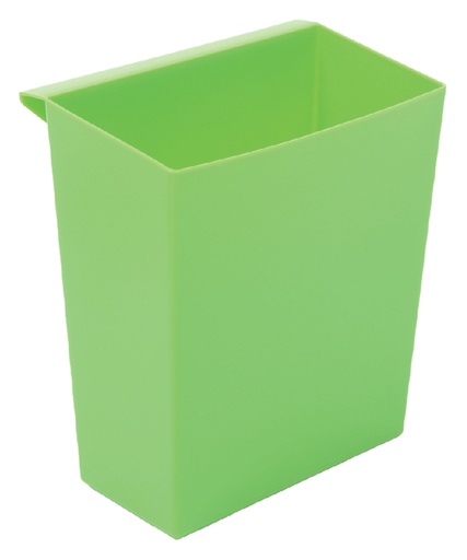 [394555] Inzetbak voor vierkante tapse papierbak groen