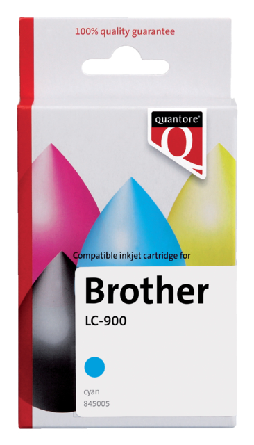 Inktcartridge Quantore Brother LC-900 blauw
