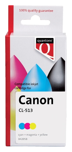 [842058] Inktcartridge Quantore alternatief tbv Canon CL-513 kleur
