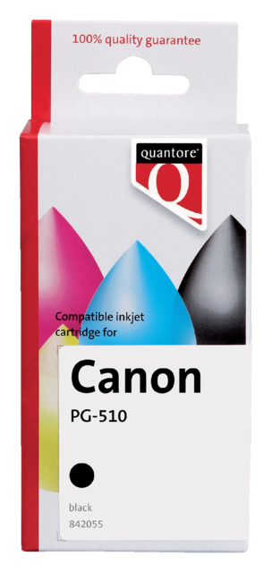 Cartouche d’encre Quantore alternative pour Canon PG-510 noir + puce