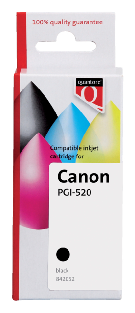 Cartouche d’encre Quantore alternative pour Canon PGI-520 noir + puce