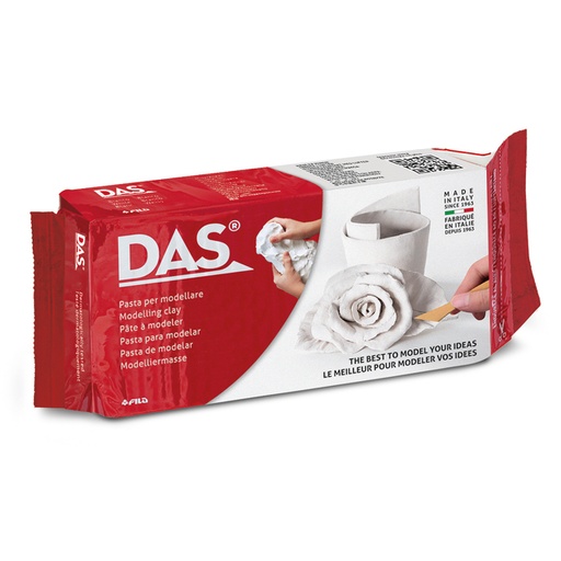 [782301] Pâte à modeler DAS auto-durcissante blanc 500g