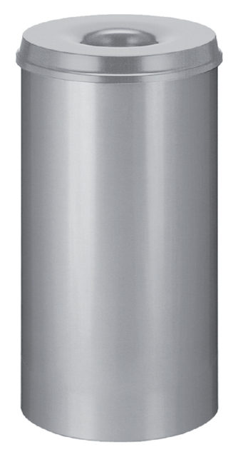 Corbeille à papier anti-feu Vepa Bins 50 litres 33,5cm gris clair