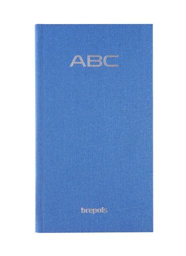 [1434331] Carnet d'adresses Brepols Notaphone Nature bleu