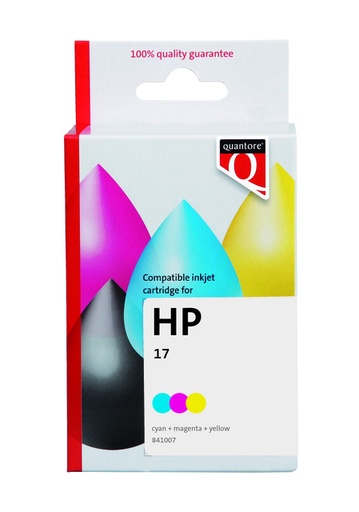 [841007] Cartouche d’encre Quantore alternative pour HP C6625A 17 noir