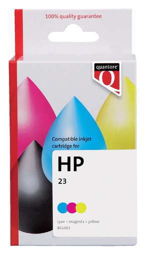 [841003] Inktcartridge Quantore alternatief tbv HP C1823D 23 kleur