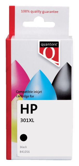Cartouche d’encre Quantore alternative pour HP CH563EE 301XL noir