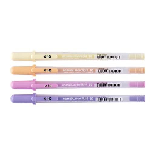 [1433604] Stylo gel Sakura Gelly Toll Moonlight 10 Sunrise set 4 couleurs