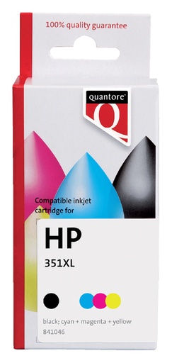 [841046] Cartouche d’encre Quantore alternative pour HP CB338EE 351XL couleur