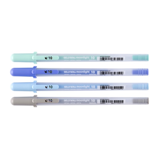 [1433600] Gelschrijver Sakura Gelly Roll Moonlight 10 aurora set à 4 kleuren