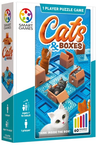 [1421881] Jeu puzzle Smart Cats & Boxes (60 défis)