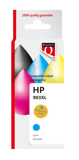 [841099] Inktcartridge Quantore alternatief tbv HP T6M03AE 903XL blauw HC