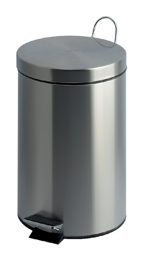 [394506] Poubelle à pédale V-part 20L inox mat