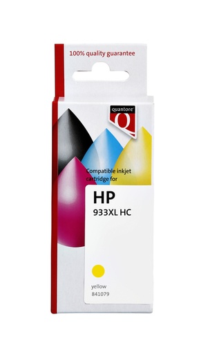 [841079] Cartouche d’encre Quantore alternative pour HP CN056AE 933XL jaune