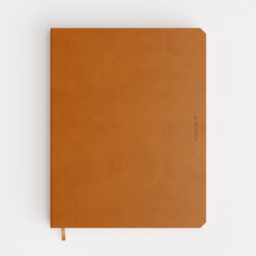 [1434990] Carnet de notes De KEMPEN Atlas 171x220mm ligné 192 pages 90g brun