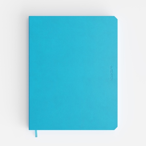 [1434993] Carnet de notes De KEMPEN Limitless 171x220mm ligné 192pages 90g bleu vif