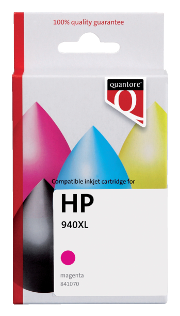 Inktcartridge Quantore alternatief tbv HP C4908AE 940XL rood