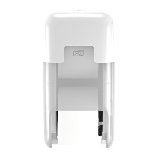 [1435062] Toiletpapierdispenser Tork T7 Elevation OptiServe Coreless medium verticaal duo wit 558040