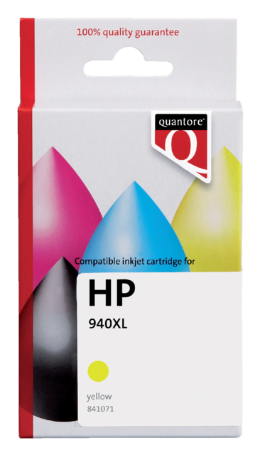 Inktcartridge Quantore alternatief tbv HP C4909AE 940XL geel