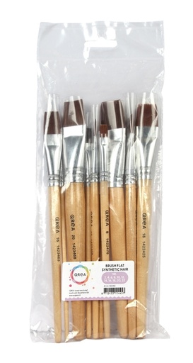 [1422416] Pinceaux Qrea poil synthétique set 11 largeurs