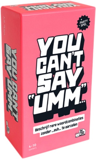 [1430463] Spel You Can't Say Umm