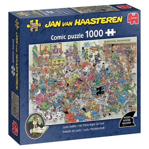 [1432956] Puzzel Jan van Haasteren NK Mens Erger Je Niet 1000 stukjes