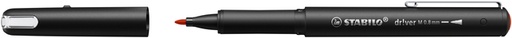 [1434575] Fineliner STABILO dr!ver Medium rouge