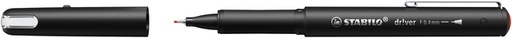 [1434580] Fineliner STABILO dr!ver Fin rouge