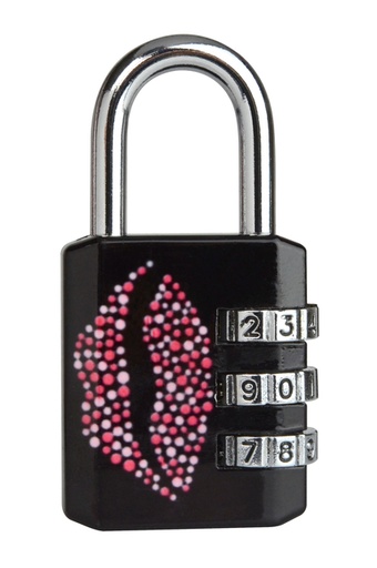 [1434599] Cadenas Masterlock combinaison 3 chiffres 30mm motif Baiser