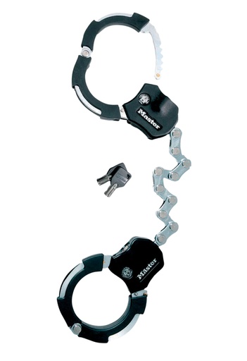 [1434600] Handboeisloten Masterlock Street Cuff 55 cm zwart