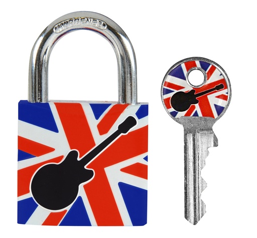 [1434602] Cadenas Masterlock 30mm motif Guitare