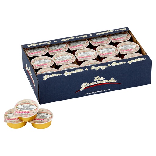[1435663] Roompaté Les Gourmands Brussels 45x25 gram cupjes