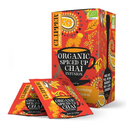 [1435667] Thee Clipper spiced up chai bio 25 zakjes