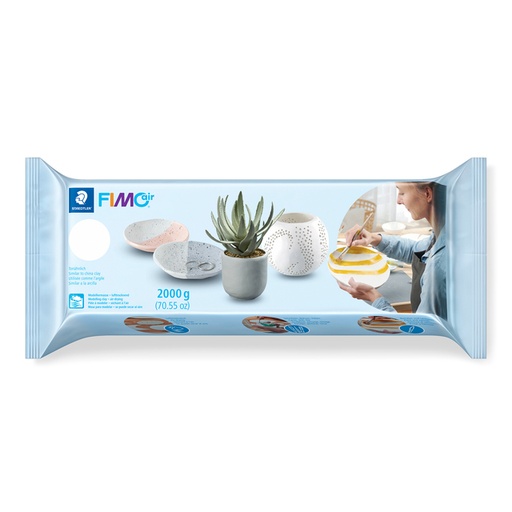 [1435687] Boetseerklei Staedtler Fimo air 8102 2000 gram wit