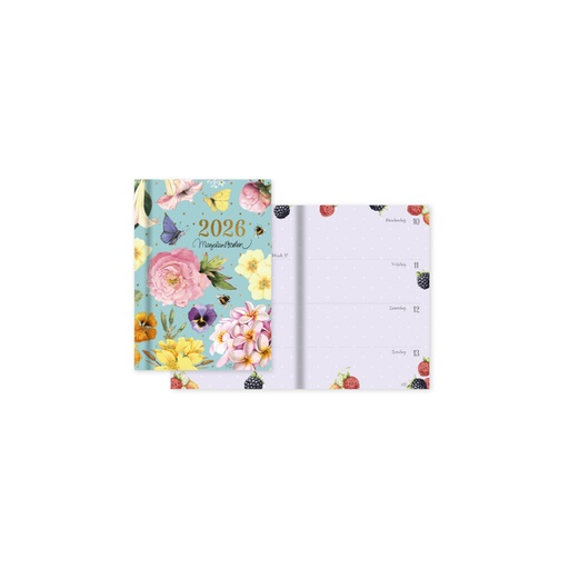 [1435760] Agenda 2026 Marjolein Bastin S Bloemen 7dagen/2pagina's